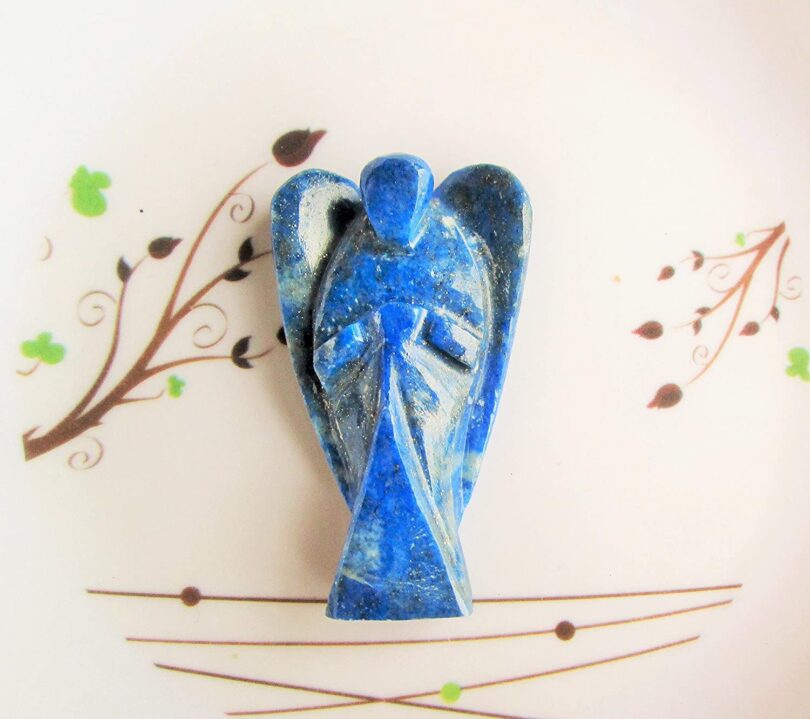 Lapis lazuli Energy Angel | Lapis Lazuli Crystal Angel | 50mm Energy Angel | Healing Crystal Meditation | Gift Crystal Energy Angel - Image 2