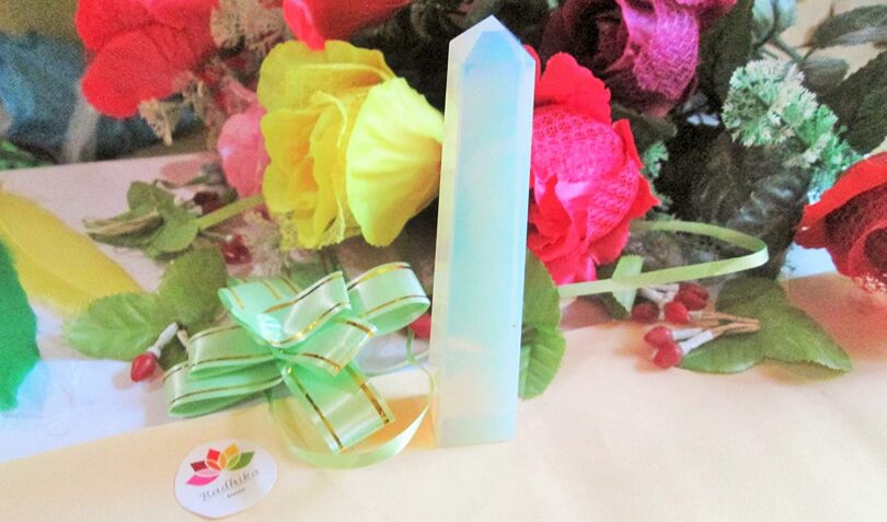 Opalite Energy Point | Opalite crystal Point | 100mm Large Crystal Energy Point | Healing Crystal | Meditation | Gift Energy Point