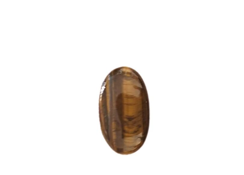 Tigers Eye Crystal Cabochon | 40mm Tigers Eye Pocket Palmstone | Natural Crystal Energy Cabochon | Healing Worry Stone | Meditation | Gift Energy Palmstone - Image 2