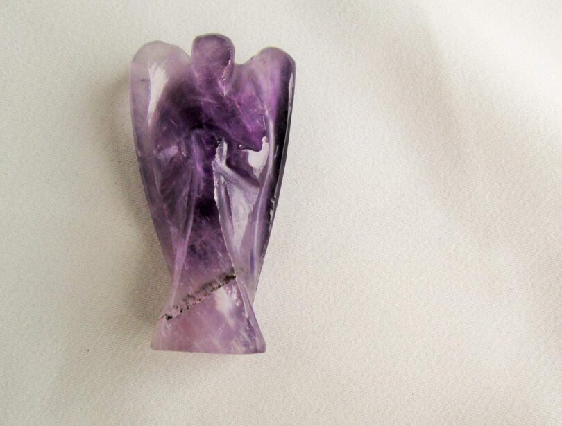 Amethyst Crystal Angel | Amethyst Crystal Energy Angel | 50mm Crystal Angel | Healing Crystal | Meditation | Gift Crystal Energy Angel - Image 5