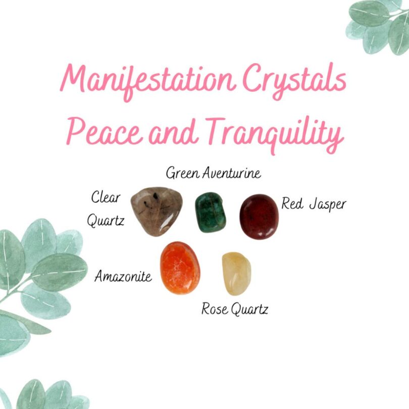 Manifestation Set | Peace and Tranquility Crystals Set | 5 Crystals Set - Image 4