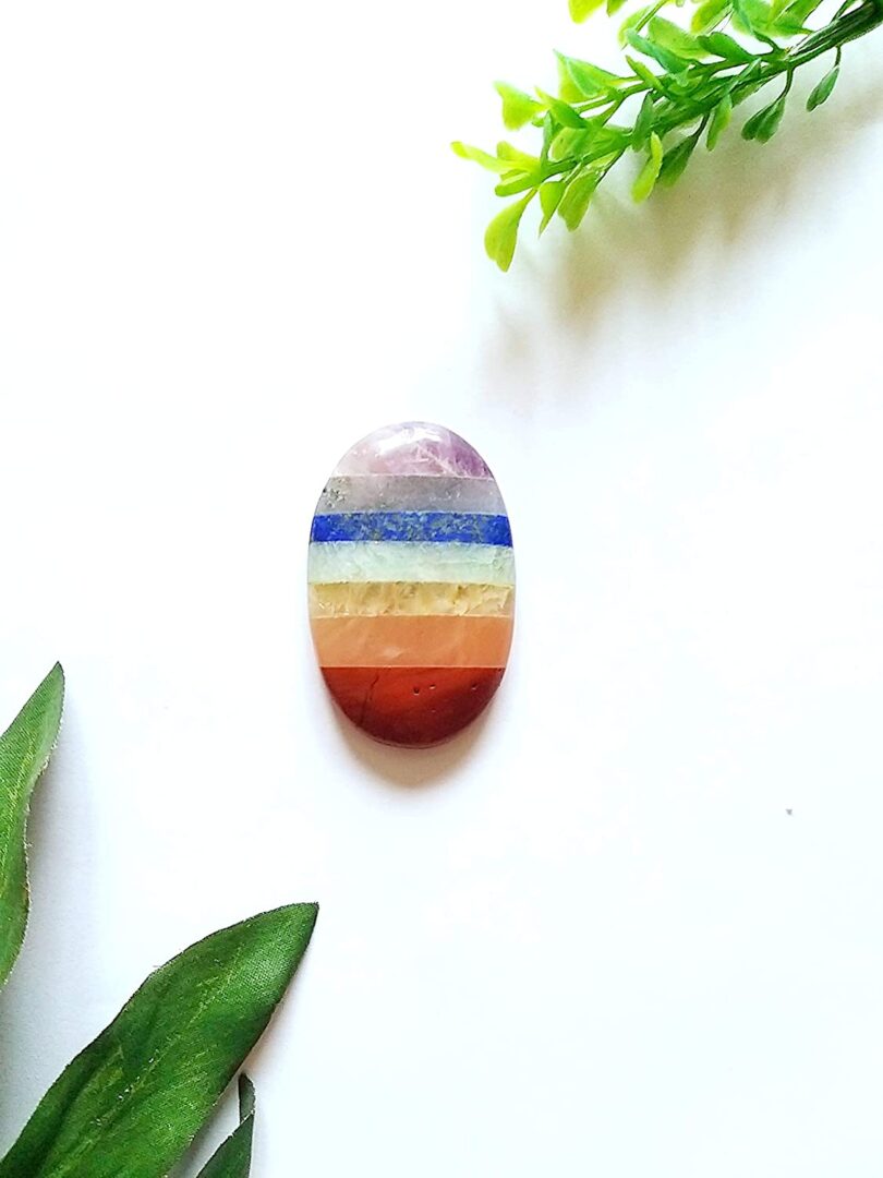 7 Chakra Crystal Cabochon | 7 Chakra Energy Cabochon | Crystal Energy Cabochon | Healing Crystals | Meditation | Gift 7 Chakra Energy Cabochon