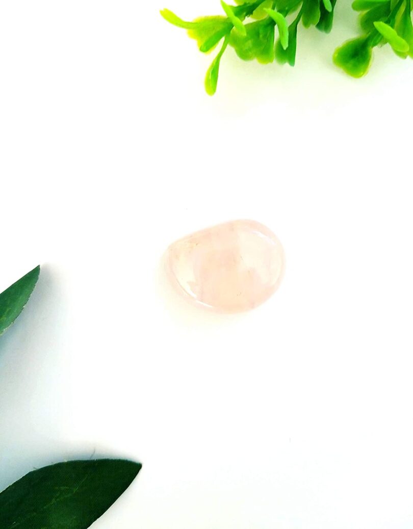 Rose Quartz Crystal Cabochon | 40mm Rose Quartz Pocket Palmstone | Natural Crystal Energy Cabochon | Healing Worry Stone | Meditation | Gift Energy Palmstone - Image 2