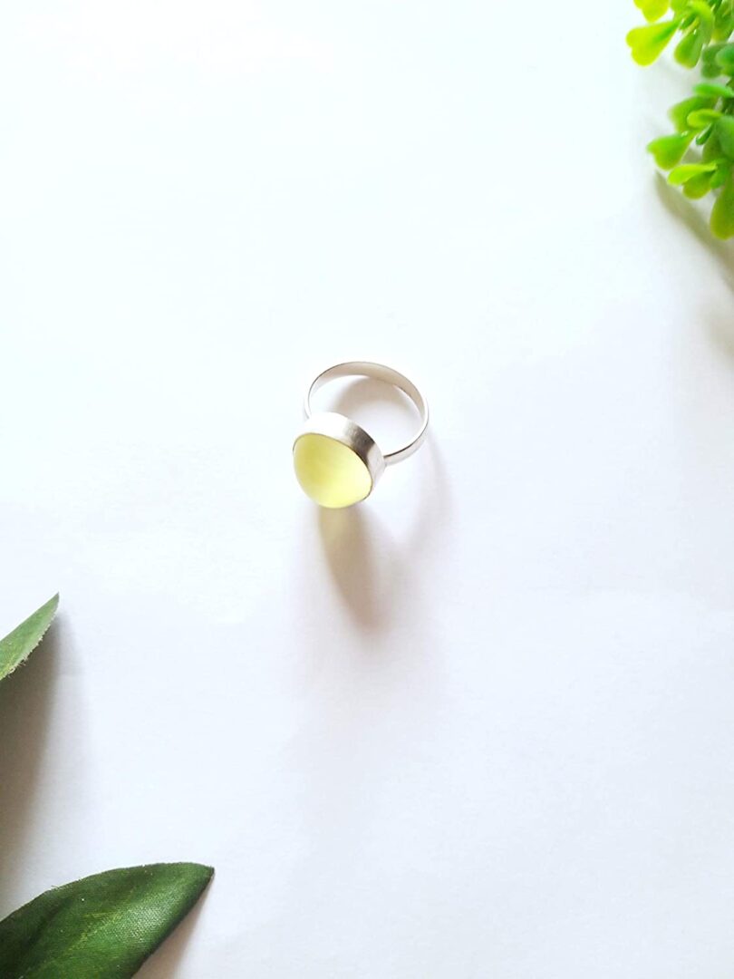 Cats Eye Crystal Ring | Natural Crystal Cats Eye Ring | Crystal Energy Jewellery | Healing Stone | Gift Crystal Energy Ring