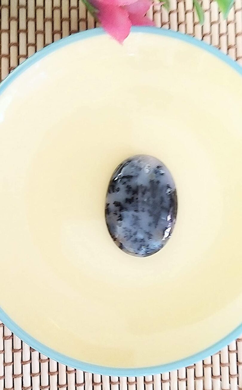 Black obsidian Crystal Cabochon | 30mm Blaxk Obsidian Pocket Palmstone | Natural Crystal Energy Cabochon | Healing Worry Stone | Meditation | Gift Energy Palmstone - Image 2