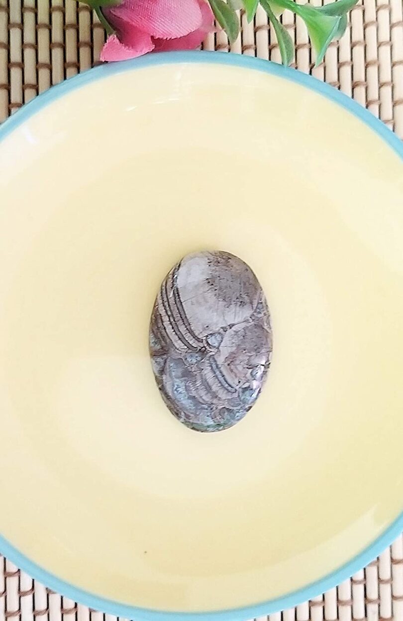 Ocean Jasper Crystal Cabochon | 30mm Ocean Jasper Pocket Palmstone | Natural Crystal Energy Cabochon | Healing Worry Stone | Meditation | Gift Energy Palmstone - Image 3