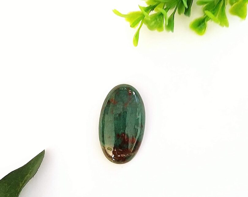 Ruby Ziosite Crystal Cabochon | 35mm Ruby Ziosite Pocket Palmstone | Natural Crystal Energy Cabochon | Healing Worry Stone | Meditation | Gift Energy Palmstone