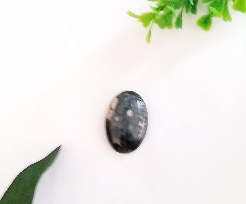 Ocean Jasper Crystal Cabochon | 35mm Ocean Jasper Pocket Palmstone | Natural Crystal Energy Cabochon | Healing Worry Stone | Meditation | Gift Energy Palmstone - Image 3