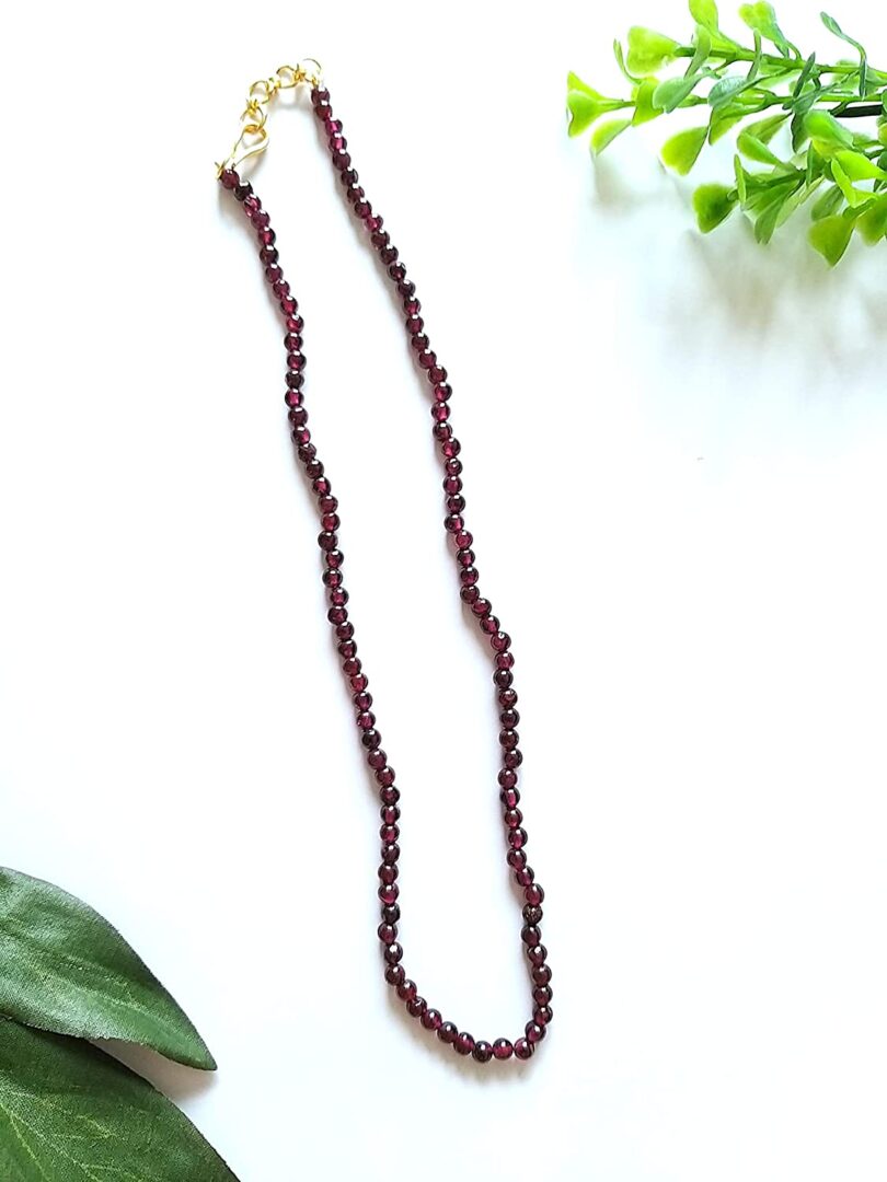 Garnet Energy Necklace | Natural Garnet Necklace | Crystal Energy Necklace | Healing stone | Gift Crystal Necklace - Image 2