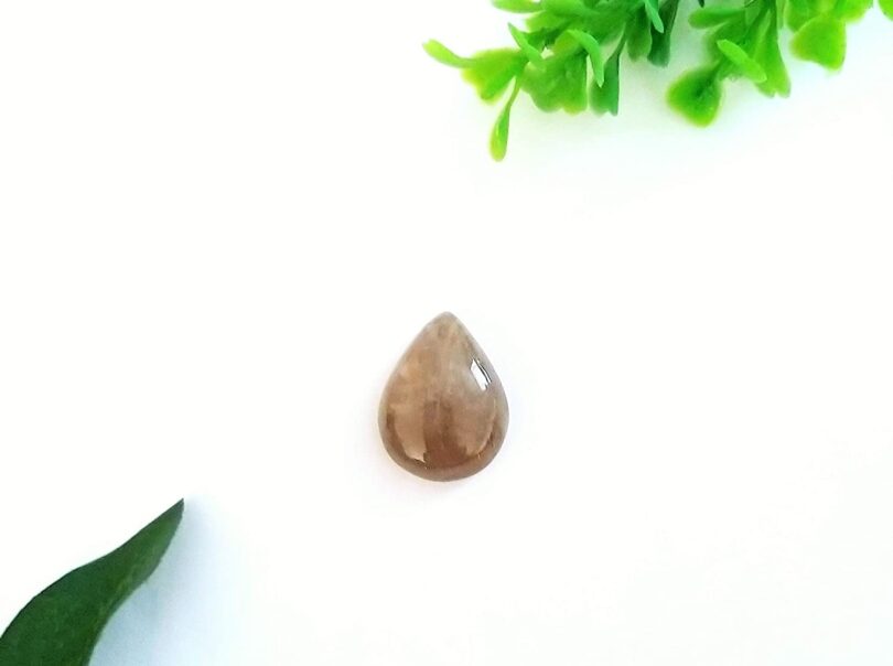 Rutile Quartz Crystal Cabochon | 20mm Rutile Quartz Pocket Palmstone | Natural Crystal Energy Cabochon | Healing Worry Stone | Meditation | Gift Energy Palmstone