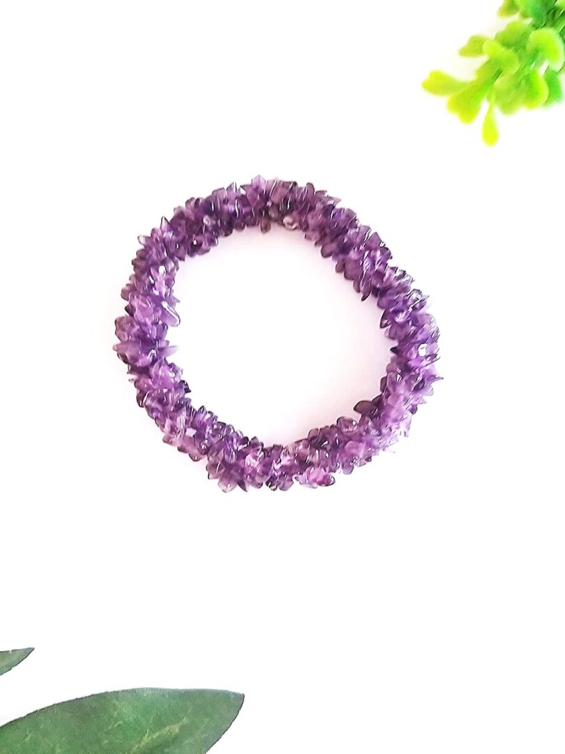 Amethyst Crystal Bracelet | Natural Amethyst Bracelet | Healing Stone | Meditation | Gift Amethyst Crystal Energy Bracelet