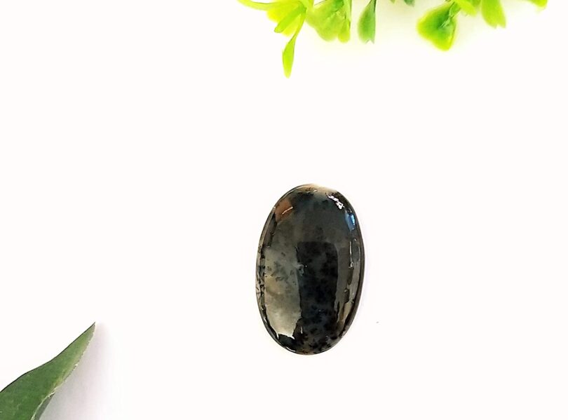 Black obsidian Crystal Cabochon | 35mm Blaxk Obsidian Pocket Palmstone | Natural Crystal Energy Cabochon | Healing Worry Stone | Meditation | Gift Energy Palmstone