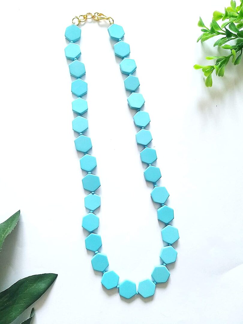 Turquoise Crystal Necklace | Natural Turquoise Necklace | Crystal Necklace Jewelery | Healing stone | Gift Turquoise Crystal Necklace