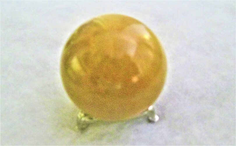 Yellow Aventurine Sphere | 50mm Crystal Orb | Yellow Aventurine Sphere Healing Stone | Gift Yellow Aventurine Sphere - Image 2