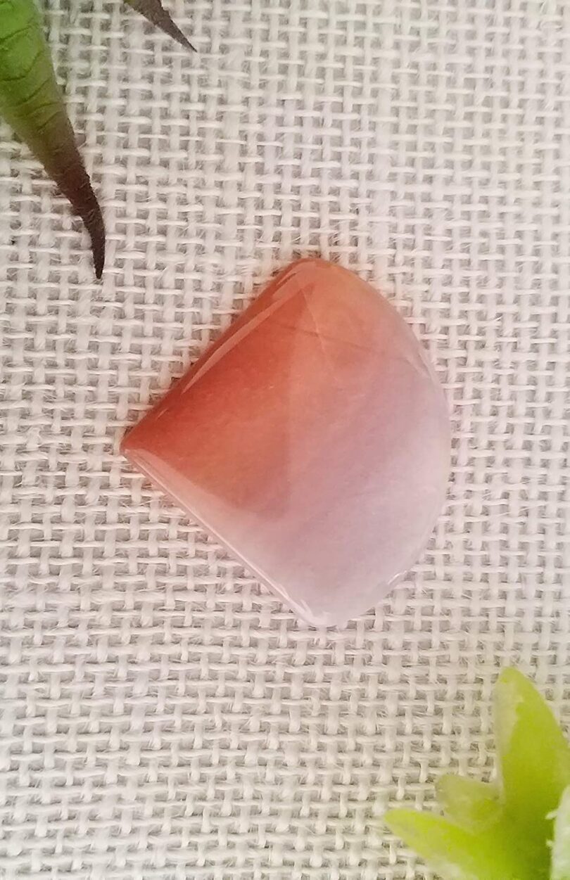 Sunstone Crystal Cabochon | 40mm Sunstone Pocket Palmstone | Natural Crystal Energy Cabochon | Healing Worry Stone | Meditation | Gift Energy Palmstone - Image 3