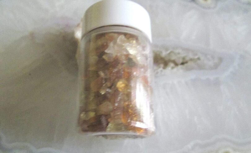 Beer Quartz Crystal chip bottle | 50 Gms. Natural Gemstone Chips | Manifestation Crystals Bottle | Crystal Chip healing bottle | Reiki Stone Chips | DIY CrystalL Chips - Image 5