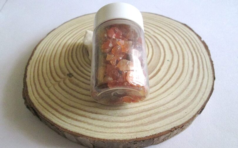 Carnelian Crystal chip bottle | 50 Gms. Natural Gemstone Chips | Manifestation Crystals Bottle | Crystal Chip healing bottle | Reiki Stone Chips | DIY CrystalL Chips - Image 3