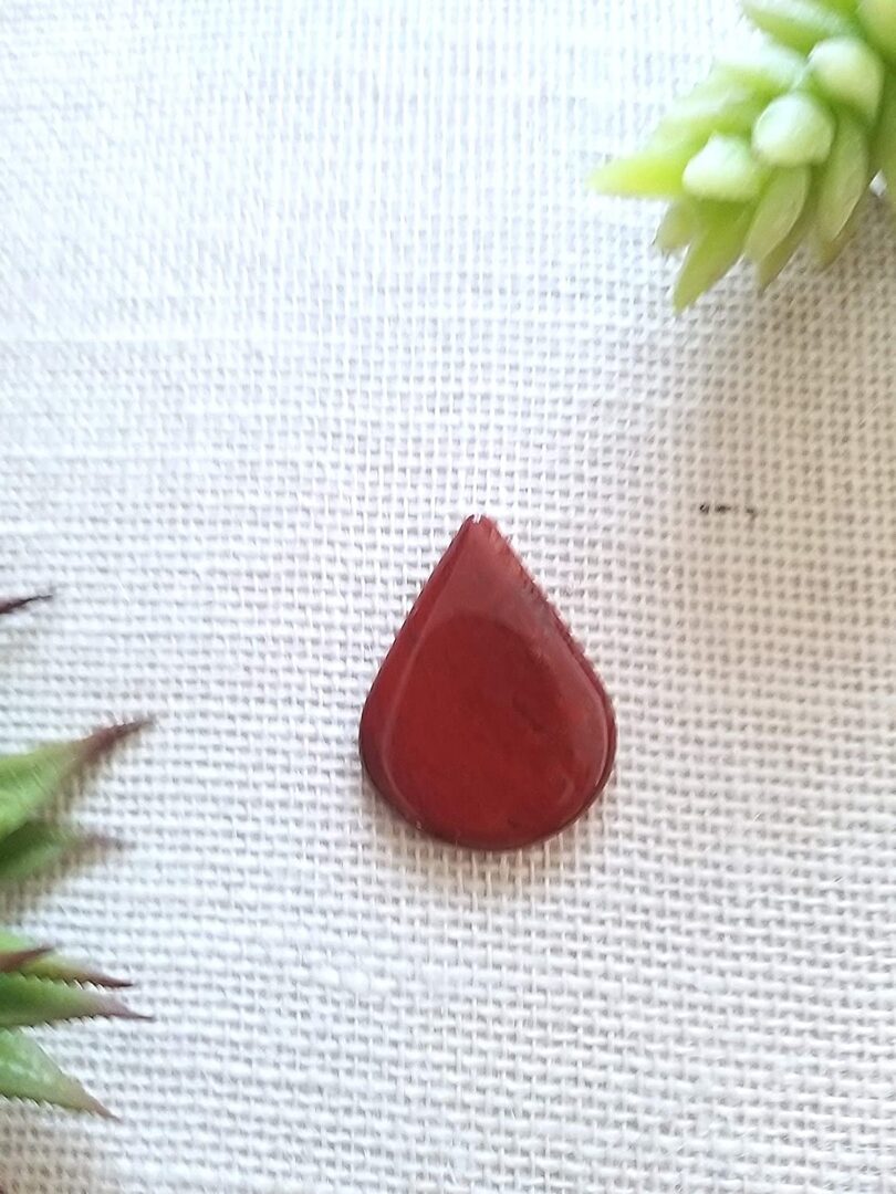 Red Jasper Crystal Cabochon | Red Jasper Crystal Energy Cabochon | 50mm Crystal Cabochon | Healing Crystal | Meditation | Gift Crystal Energy Cabochon