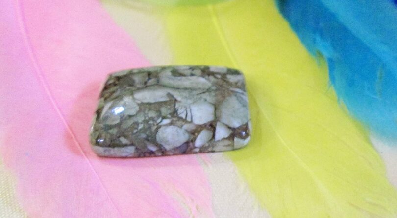 Ocean Jasper Crystal Cabochon | 25mm Ocean Jasper Pocket Palmstone | Natural Crystal Energy Cabochon | Healing Worry Stone | Meditation | Gift Energy Palmstone - Image 3