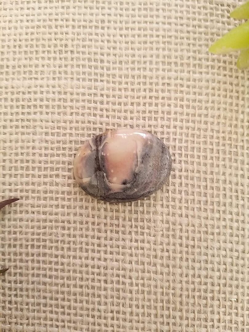 Ocean Jasper Crystal Cabochon | 35mm Ocean Jasper Pocket Palmstone | Natural Crystal Energy Cabochon | Healing Worry Stone | Meditation | Gift Energy Palmstone - Image 3