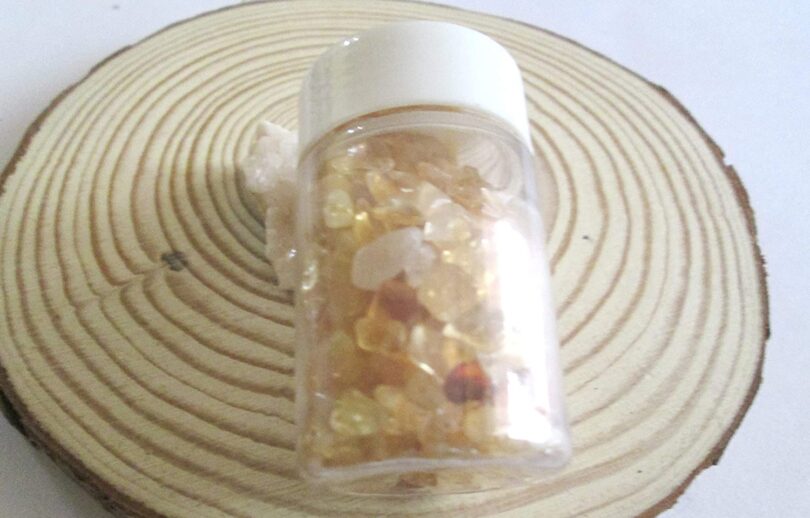 Citrine Crystal chip bottle | 50 Gms. Natural Gemstone Chips | Manifestation Crystals Bottle | Crystal Chip healing bottle | Reiki Stone Chips | DIY CrystalL Chips - Image 4