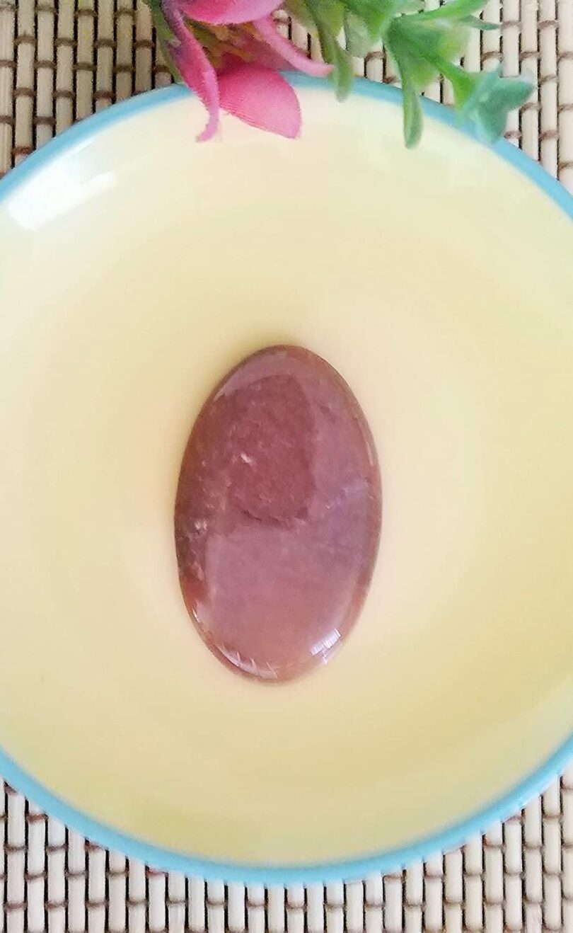 Sunstone Crystal Cabochon | 40mm Sunstone Pocket Palmstone | Natural Crystal Energy Cabochon | Healing Worry Stone | Meditation | Gift Energy Palmstone - Image 2