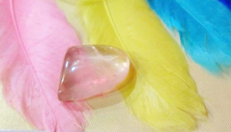 Rose Quartz Crystal Cabochon | 25mm Rose Quartz Pocket Palmstone | Natural Crystal Energy Cabochon | Healing Worry Stone | Meditation | Gift Energy Palmstone