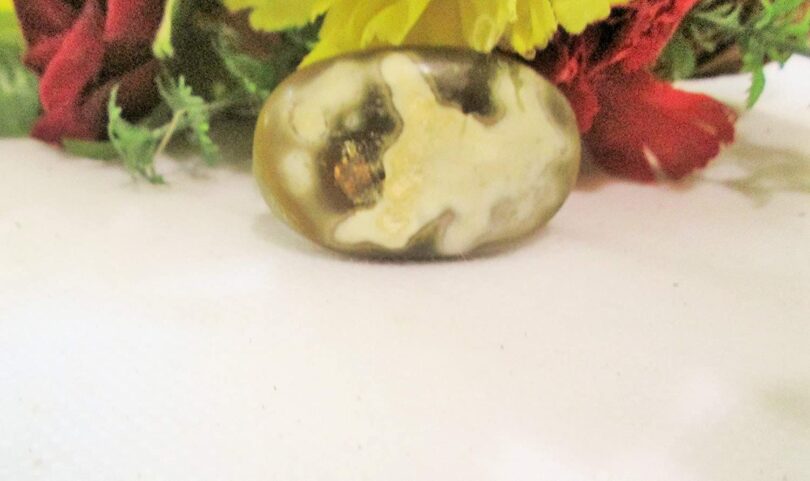 Ocean Jasper Worry Thumb Stone | Ocean Jasper Cystal Thumbstones | Healing Crystals | Meditation Gift | Soothing Thumbstone | Stress reliever - Image 3