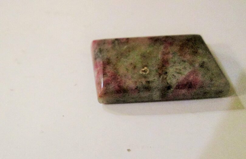 Ruby Fuscite Crystal Cabochon | 30mm Ruby Fuscite Pocket Palmstone | Natural Crystal Energy Cabochon | Healing Worry Stone | Meditation | Gift Energy Palmstone - Image 2