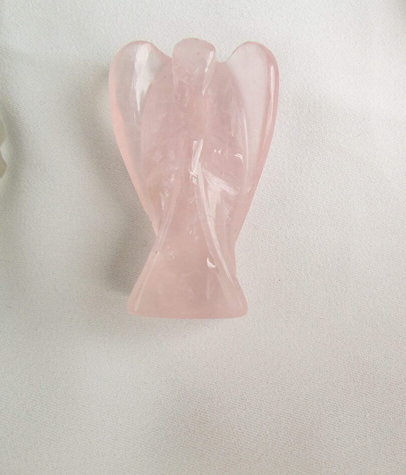 Rose Quartz Crystal Angel | Rose Quartz Crystal Energy Angel | 50mm Crystal Angel | Healing Crystal | Gift Energy Angel - Image 6