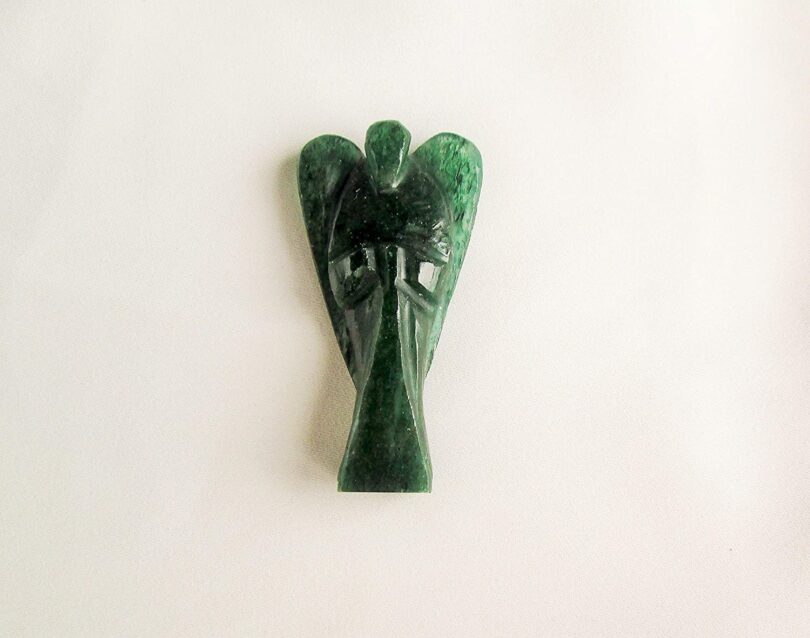 Green Aventurine Energy Angel | Green Aventurine Crystal Angel | 60mm Energy Angel | Healing Crystal Meditation | Gift Crystal Energy Angel - Image 4