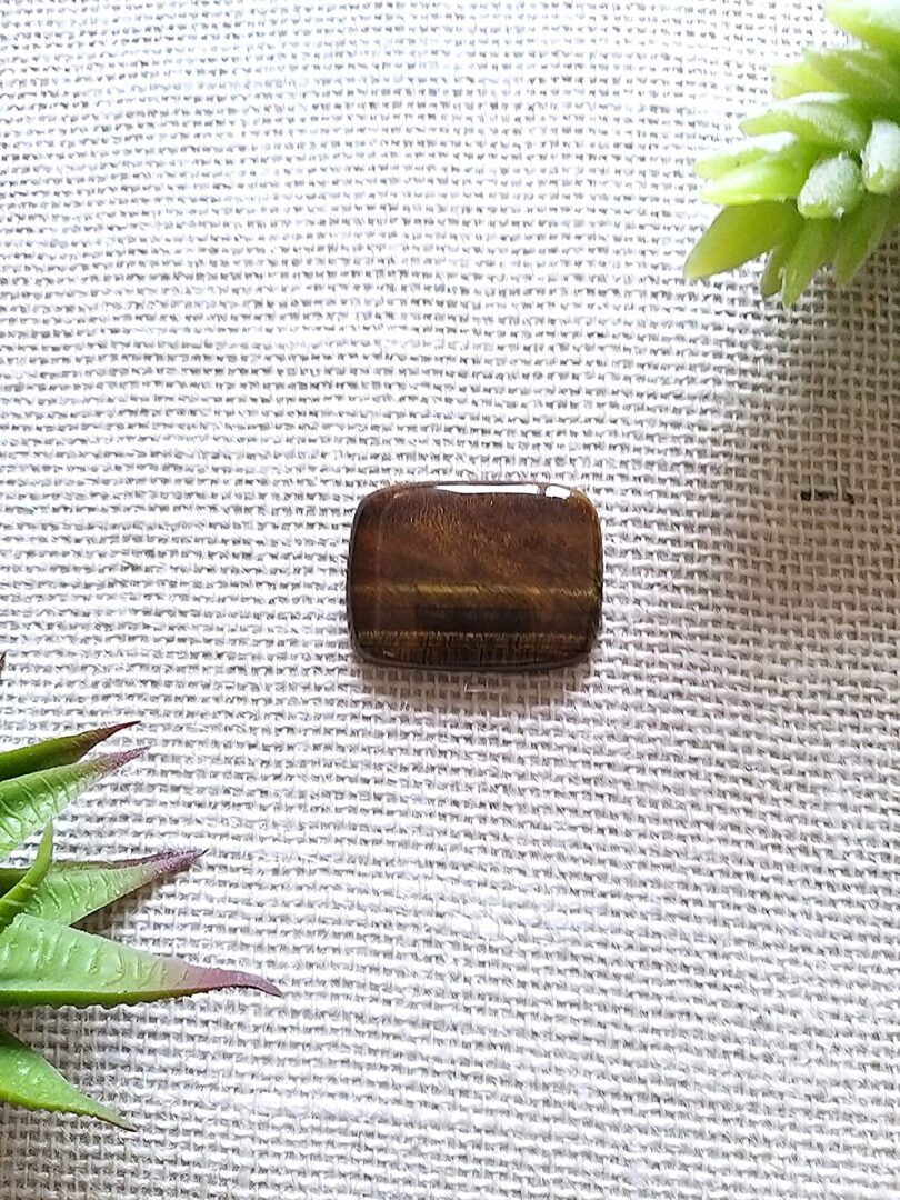 Tigers Eye Crystal Cabochon | 40mm Tigers Eye Cabochon | Crystal Energy Cabochon | Healing Stone | Meditation | Gift Tigers Eye Cabochon - Image 3