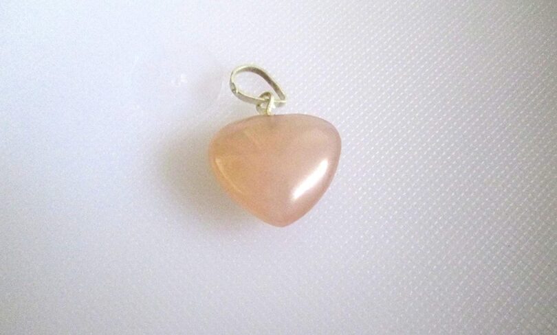 12 Pcs. Pink Quartz Mini Crystal Heart Pendants | 15 To 20mm Beautiful Natural Stone Pendants | Puffy Love Stone Hearts | Pink Quartz DIY Jewelry Making | Gift for Her - Image 2