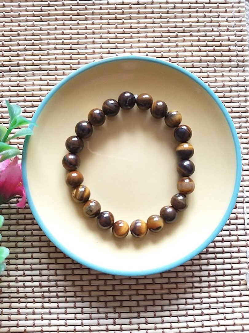 Tigers Eye Crystal bracelet | Tigers Eye Crystal Gemstone Bracelet | Healing Stone | Meditation | Gift Tigers Eye Crystal Energy Bracelet - Image 2