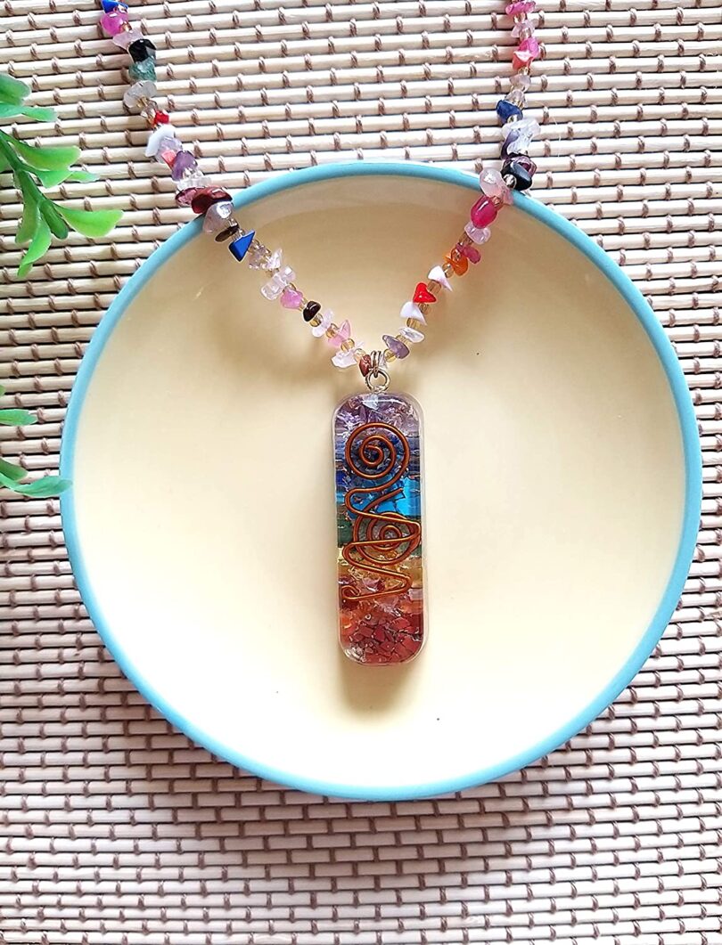 7 Chakra Energy Neclace | Natural 7 Chakra Crystal Neclace | Crystal Energy Necklace | Healing Crystals | Meditation | Gift 7 Chakra