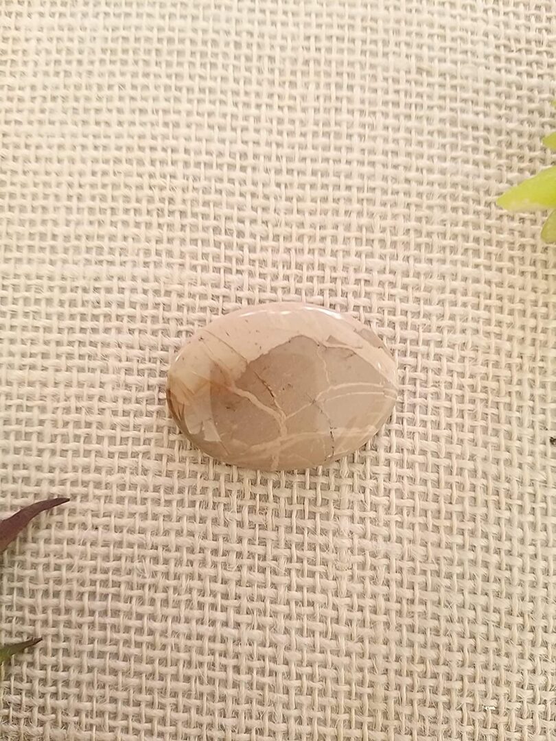 Ocean Jasper Crystal Cabochon | 40mm Ocean Jasper Pocket Palmstone | Natural Crystal Energy Cabochon | Healing Worry Stone | Meditation | Gift Energy Palmstone - Image 4