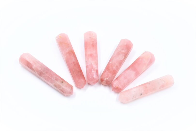 Rose Quartz Crystal Point | Natural Rose Quartz | Large 90mm Rose Quartz Point | Rose Quartz Crystal Energy Tower|Gift Rose Quartz Crystal